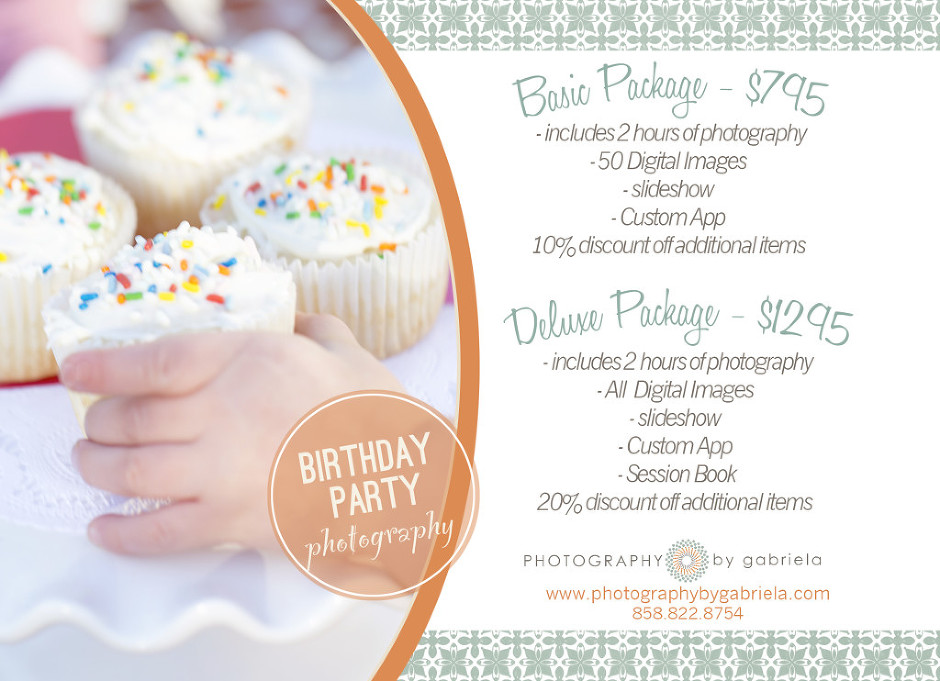 Birthday Party Photography